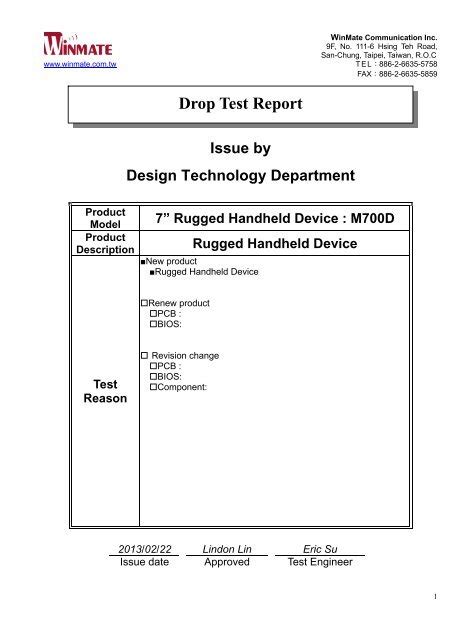 what is the drop test|drop test report sample.